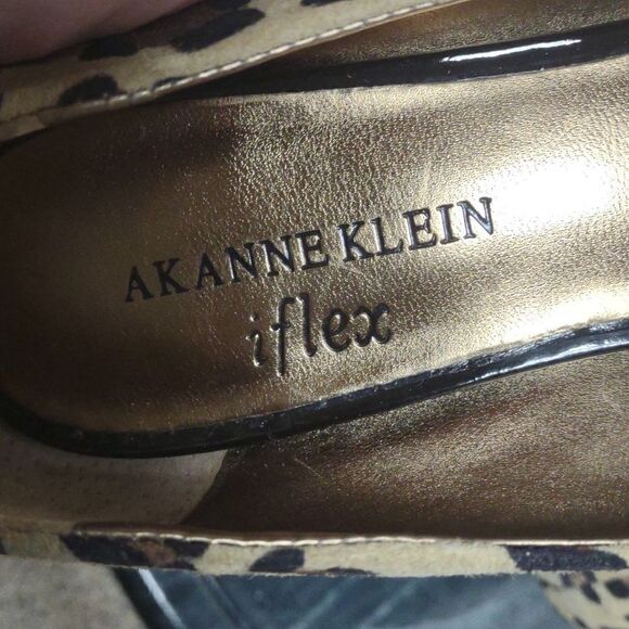 Anne Kline Leopard Pumps size 6.5.  Bx - Picture 6 of 7
